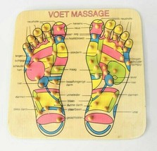 Pedicure feet massage 3D wooden wall hanging Vintage podology foot fetich decor - £36.49 GBP