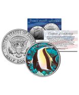MOORISH IDOL FISH *Fish Series* JFK Kennedy Half Dollar U.S. Colorized Coin - $12.95