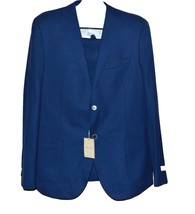 Cornellani Men&#39;s Blue Italy Wool  Jacket Blazer Size US 44L UK 54L $1495 - $336.21