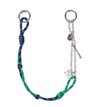 MLB Basic Color Rope Mini Keyring New York Keychain Bag Accessory Navy G... - $28.14