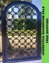Metal Gate Modern Urban Pedestrian Walk Iron Garden Gate driveway gate - $17,766.77 MXN