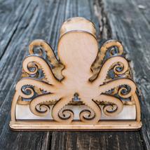 Napkin Holder - Octopus - Raw Wood Craft - $24.49