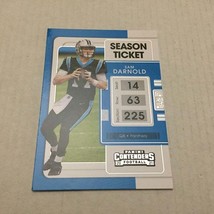 2021 Panini Contenders Carolina Panthers Sam Darnold Trading Card #13 - $1.99