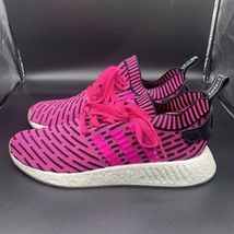 Adidas NMD R2 PK Running Shoes Pink Prime Knit Japan BY9697 Sz 10 - £46.70 GBP