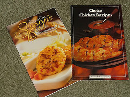 paperback COOKBOOKS - 2 -  Chicken Recipes &amp; Pampered Chef - £3.95 GBP