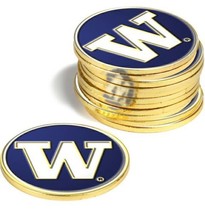 Washington Huskies 12 Pack Golf Ball Markers - £30.37 GBP