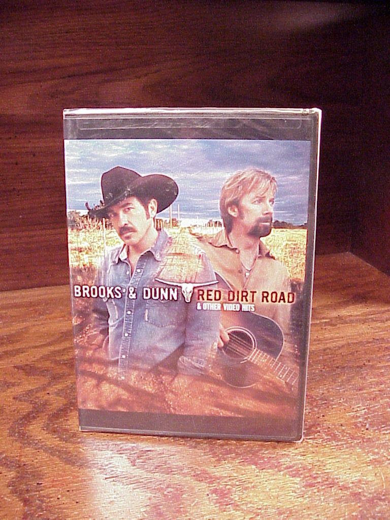Brooks and Dunn Red Dirt Road and Other Video Hits DVD, Sealed, 6 Songs