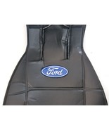 Ford Truck Oval Logo Embroidered Leather Seat Cover Set 5811 - £46.70 GBP