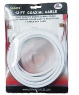 08-8022 Prime 12 ft Coaxial Cable - $245.88 MXN