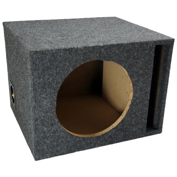 Car Audio Single 10&quot; Vented Subwoofer Stereo Sub Box Ported Enclosure 5/8&quot; MDF - £64.13 GBP