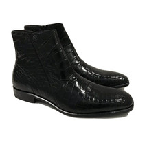 Y-1462400 New Mezlan Crocodile Alligator Skin Belucci Boots Dress Shoes ... - £1,015.20 GBP
