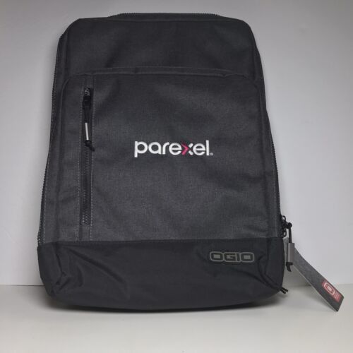 OGIO Gray Black Parexal Laptop BACKPACK~BRAND NEW WITH TAGS Linen embroidered - $36.99