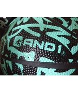 AND1 MINI GRAFFITI BASKETBALL MINI SIZE - 22.5&quot; Colors Black &amp; Teal - $239.46 MXN