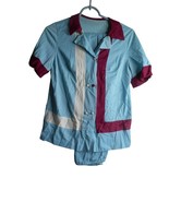 Vintage 60s Hollywood Vassarette Blue Nylon 2 Pc Pajama Set Women’s Size... - $419.65 MXN