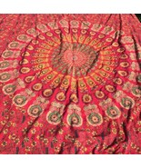 Twin Duvet Cover Urban Outfitters Hippie Mandala Red and Room Essential ... - £39.01 GBP