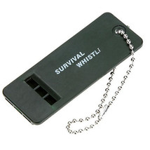 Lot Survival/Sports Whistle 3 tones Keychain Self Defense Security - $4.54