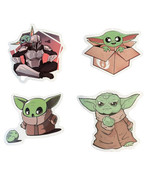 Cool Star Wars Baby Yoda Assorted 3D Colorful PC Stickers 50 PCS NEW - £15.63 GBP