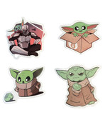 Cool Star Wars Baby Yoda Assorted 3D Colorful PC Stickers 50 PCS NEW - $19.79