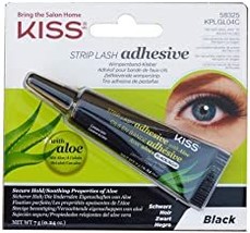 KISS Strip Lash Adhesive Black 0.24 oz 7 g With Aloe - $12.99