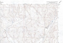 Huntsman Ranch, Nevada 1958 Vintage USGS Topo Map 7.5 Quadrangle Topogra... - $23.99