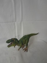 2011 Schleich Green Tyrannosaurus Rex Dinosaur T-Rex Figure 11&quot; Toy Mova... - £15.26 GBP