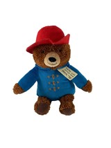 Kohls Cares Paddington Bear Plush Stuffed Animal Red Hat Blue Jacket 14&quot; Tall - £9.34 GBP