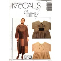McCalls Sewing Pattern 8900 Loose Fitting Empire Waist Dress Size 8-10 - £7.03 GBP