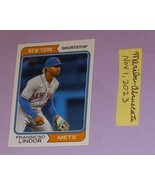 2023 Topps Heritage Francisco Lindor 401 New York Mets - $8.09 CAD