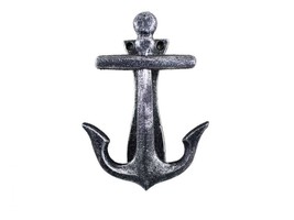 Antique Silver Cast Iron Decorative Anchor Door Knocker 6&quot;&quot; - €14,02 EUR