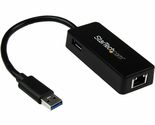 StarTech.com USB 3.0 Ethernet Adapter - USB 3.0 Network Adapter NIC with... - $51.33