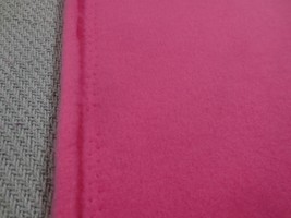 1690. Solid Hot Pink Fleece Home Decor Or Craft Fabric - 58&quot; X 11/2 Yds. - £7.99 GBP