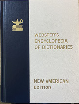 Webster&#39;s Encyclopedia of Dictionaries New American Edition Large Type (... - $12.50