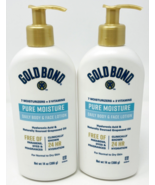 Lot of 2 Gold Bond Pure Moisture Daily Body Face Lotion 14oz - €25,05 EUR