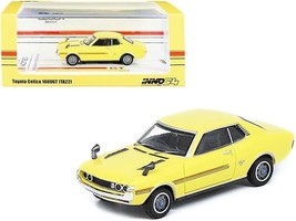 Toyota Celica 1600GT (TA22) RHD (Right Hand Drive) Yellow with Red Stripes 1/64 - £22.98 GBP
