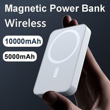 10000Mah Power Bank Magnetic Battery Pack Wireless Charger For Iphone 14/13/12 - £15.97 GBP
