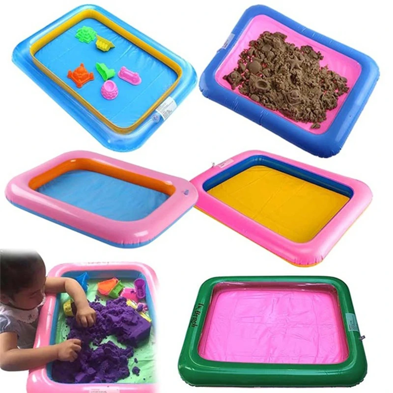 Multi-function Inflatable Sand Tray Inflatable Sandbox For Children Kids Indoor - £8.99 GBP