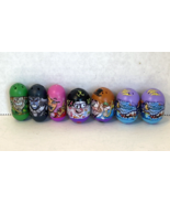 Mighty Beanz 7 Piece Figure Lot Marvel Angel Commando Poker T-Rex  Might... - $5.11