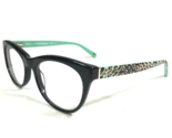 Diane von Furstenberg Eyeglasses Frames DVF5058 001 Black Green Gold 49-... - $32.35