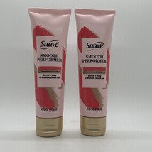 (2) Suave Smooth Performer Anti-Frizz Styling Cream Smoothing Cream, 4 Oz. - £22.70 GBP