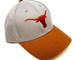 MVP Texas Longhorns Mascot Logo 2 Tone Grey &amp; Burnt Orange Curved Bill A... - £16.14 GBP