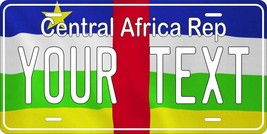 Central Africa Rep License Plate Personalized Custom Auto Bike Motorcycle Tag - £8.36 GBP+