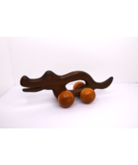 Vintage Alligator/Crocodile Wooden Rolling Toy - €10,31 EUR