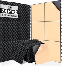 24 Pack Sound Proof Foam Panels For Wall,Self Adhesive Acoustic Panels,1... - $817.80 MXN