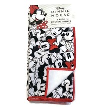 Disney Minnie Mouse Super Absorbent Kitchen Towels 3 Pack Multi-Color 16&quot;x26&quot; - £11.07 GBP