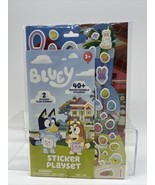 Bluey Sticker Playset Reusable 2 Scenes Outdoor Xmas Stocking Stuff COMB... - $1.99