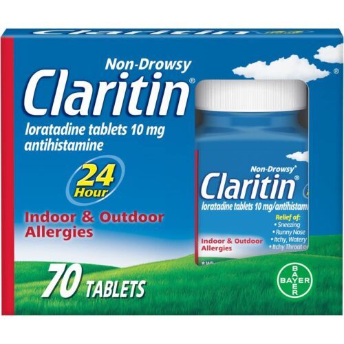 Claritin 24 Hour Non-Drowsy Allergy Medicine, Loratadine Antihistamine Tablets, - $8.99
