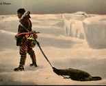 The Seal Hunter Alaska AK UNP Unused Albertype DB Postcard C9 - $35.59