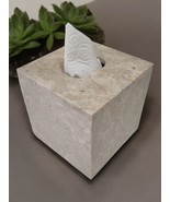 Marble Tissue Box Stone Cosmetic Towel Box Bathroom New - $88.21