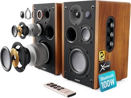 Majority Powered Bookshelf Speakers | 5.3 Bluetooth Stereo Speakers | 100W - $167.99