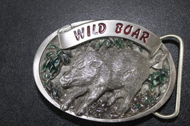 Wild Boar belt buckle- NEW - $284.59 MXN